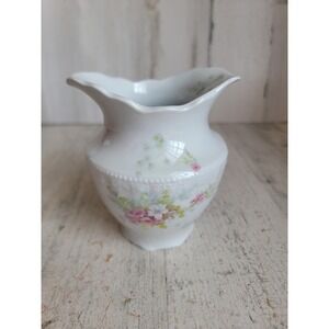 England grindley vintage mini vase pink flower design porcelain figure